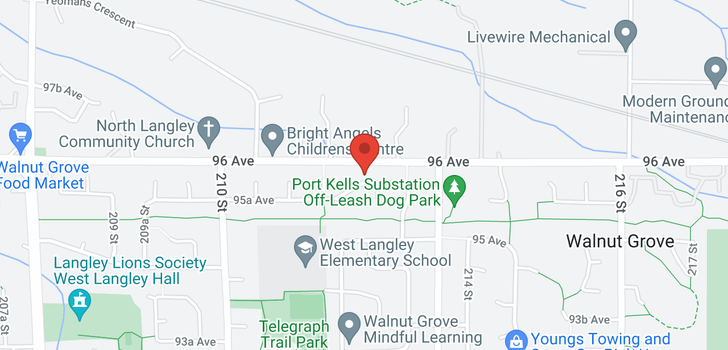 map of 21233 95A AVENUE